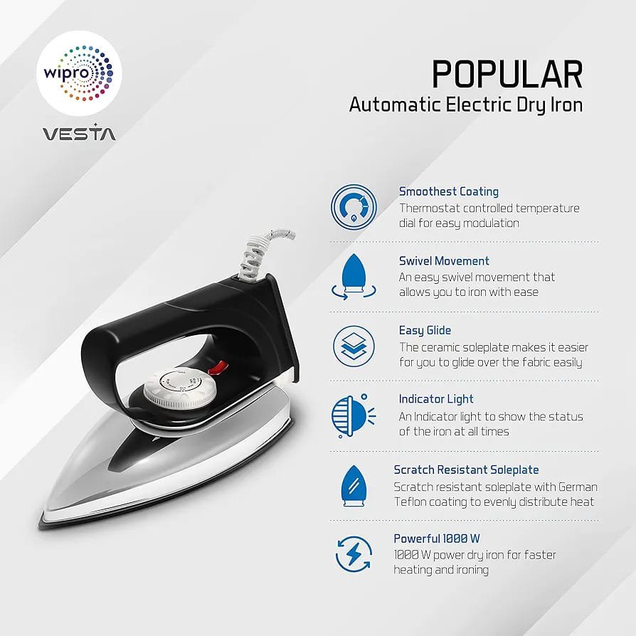 Wipro Electric Dry Iron