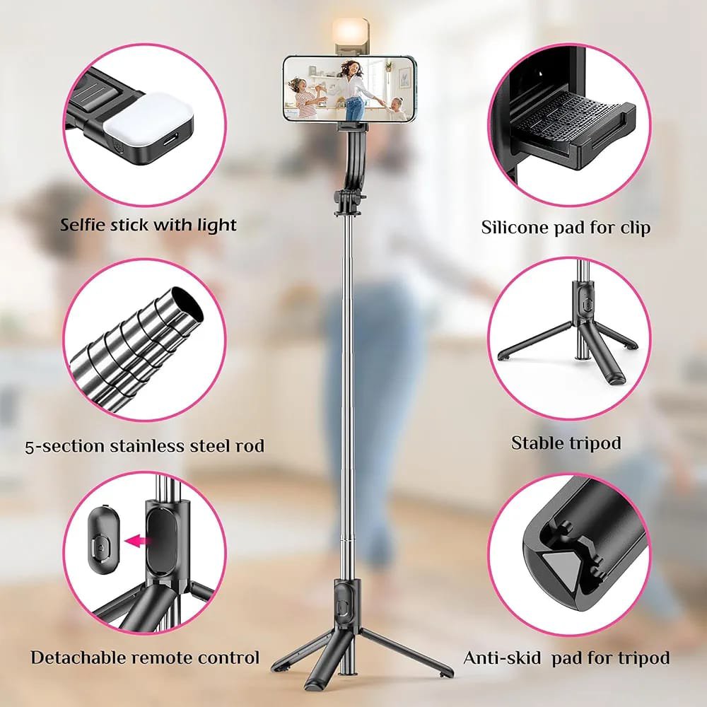 Kratos K2 Selfie Stick with Tripod Stand