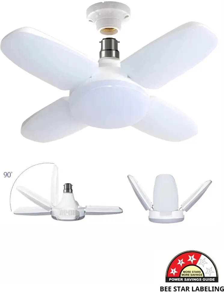 H Decor 28 W Basic Standard B22 LED Bulb (White)