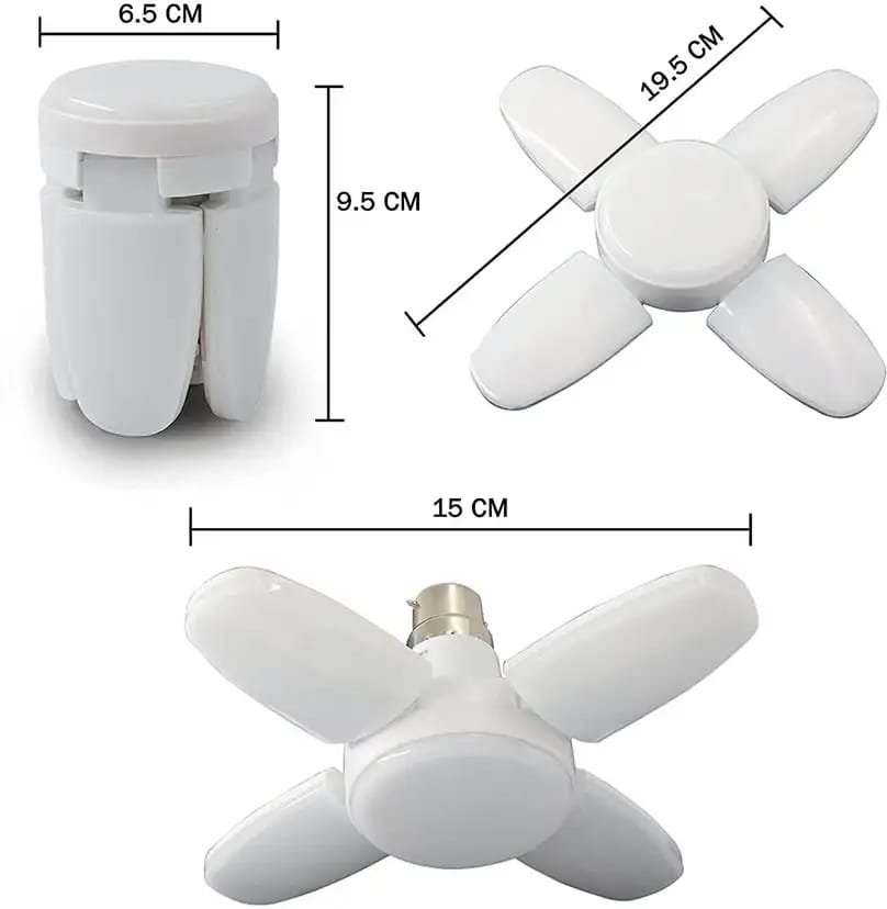 H Decor 28 W Basic Decorative B22 D LED Bulb (White)