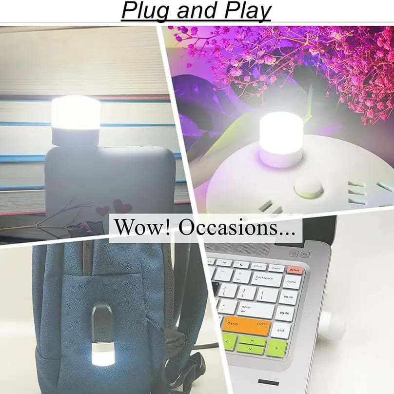 insignia decor 1 W Basic Round Plug & Play LED Bulb (White, Pack of 2)