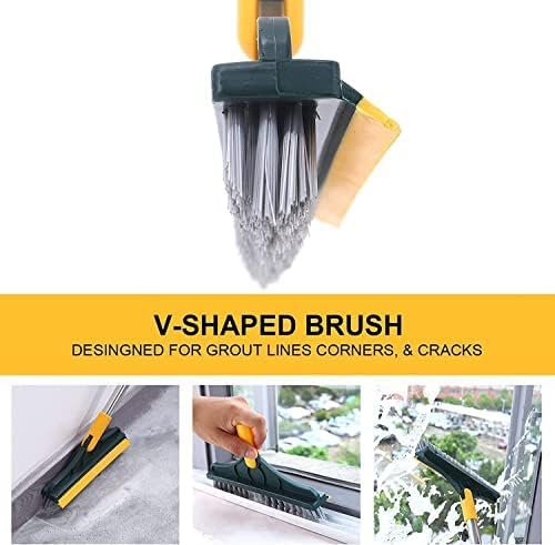 VYOOx Toilet Cleaning Brush with Wiper Tiles