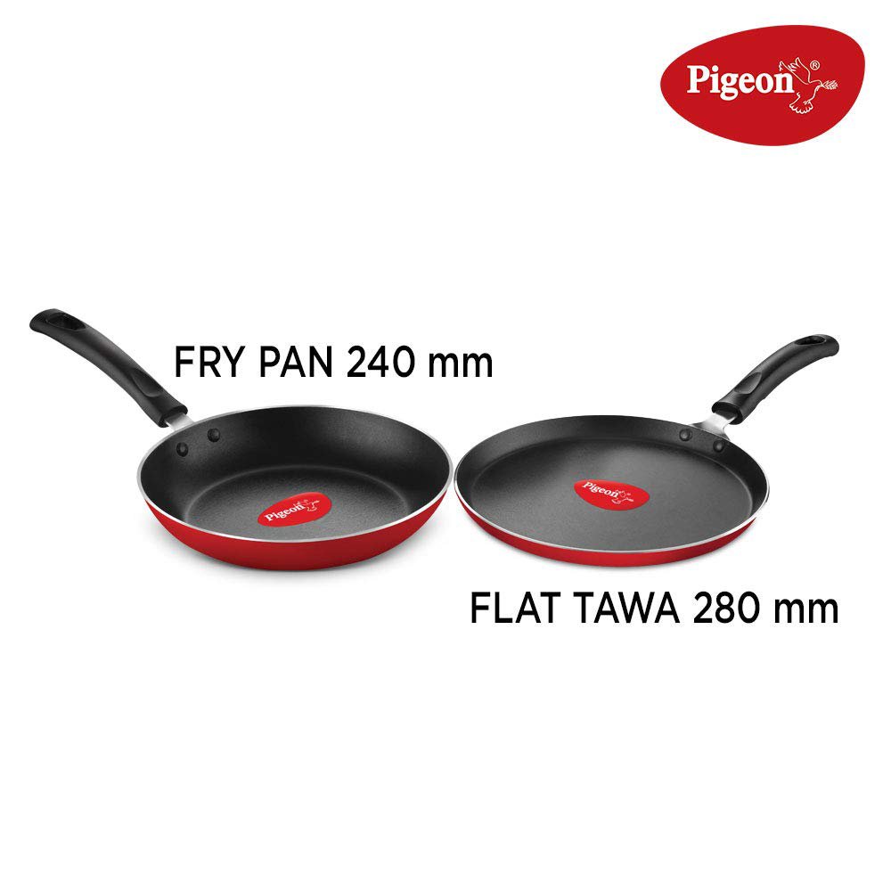 Pigeon by Stovekraft Mio Nonstick Aluminium Cookware Gift Set