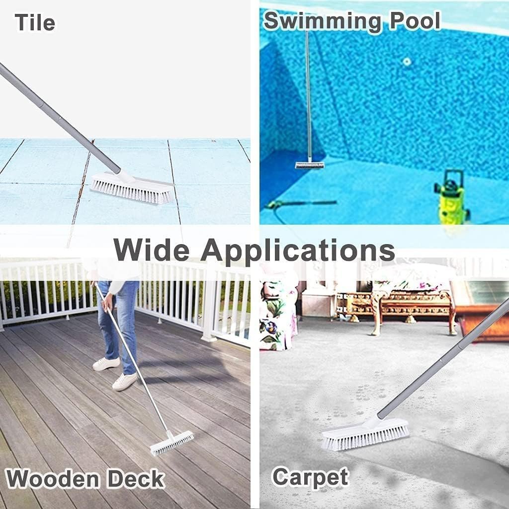 Epsilon 2-in-1 Bathroom Cleaning Brush with Wiper