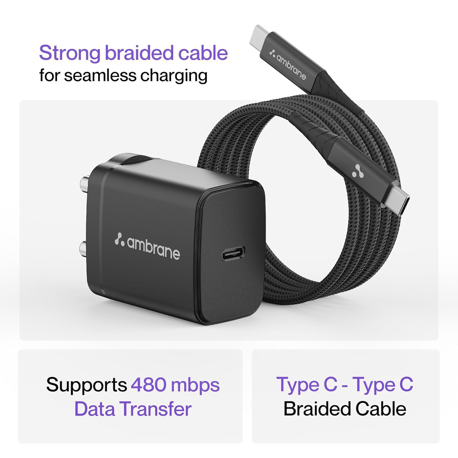 Ambrane Mobile Charger 20W