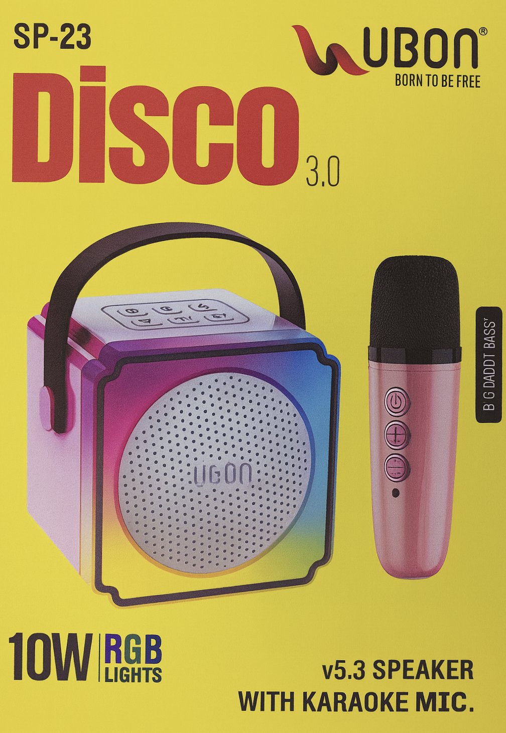 UBON SP-23 Disco 3.0 Bluetooth Speaker