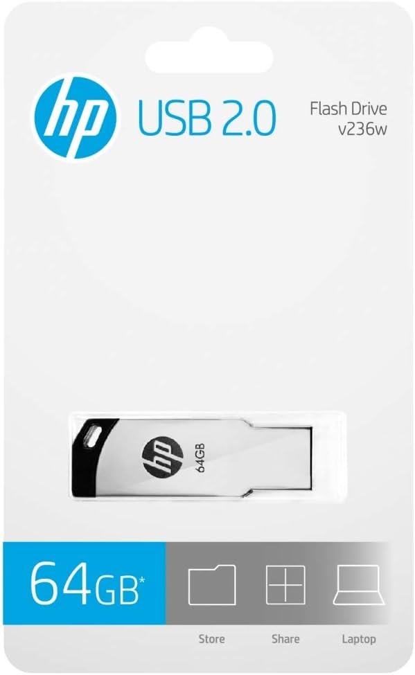 HP v236w USB 2.0 64GB Pen Drive