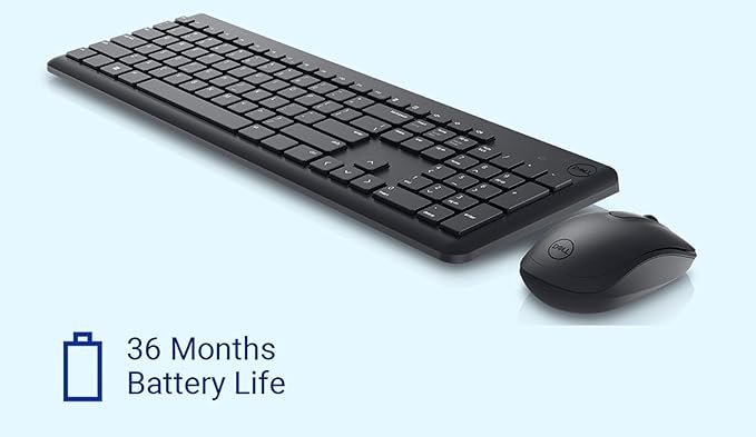 Dell KM3322W Wireless USB Keyboard and Mouse Combo