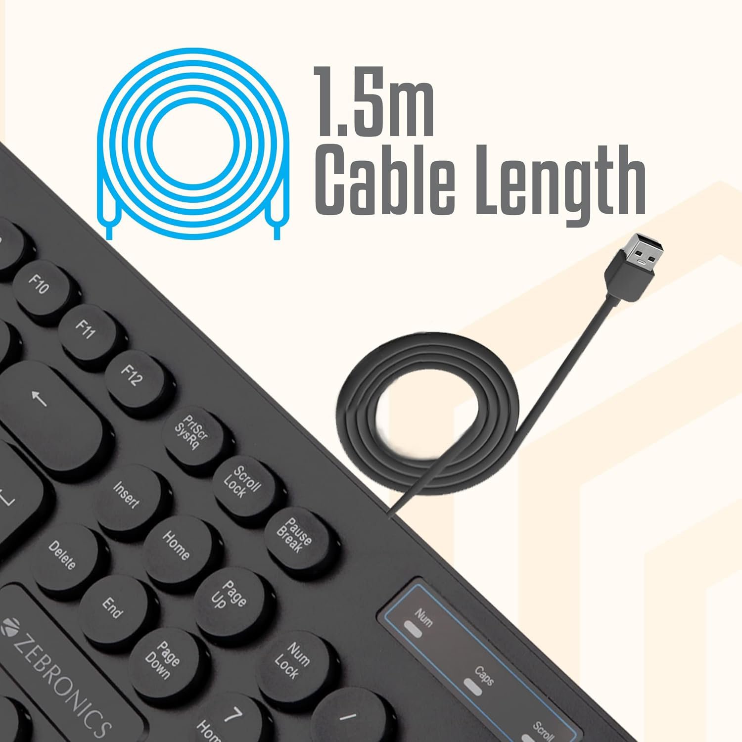 Zebronics K24 Wired USB Keyboard