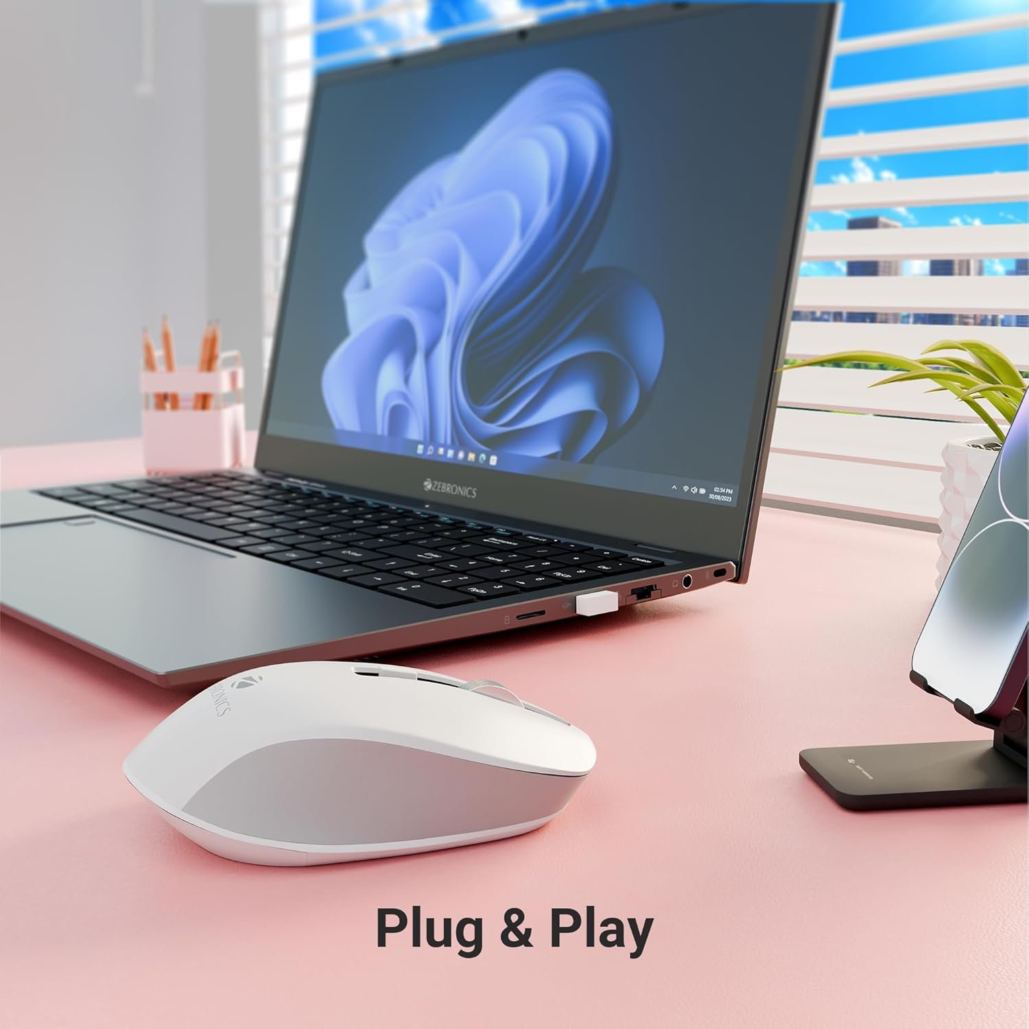 ZEBRONICS Zeb-Jaguar Wireless Mouse