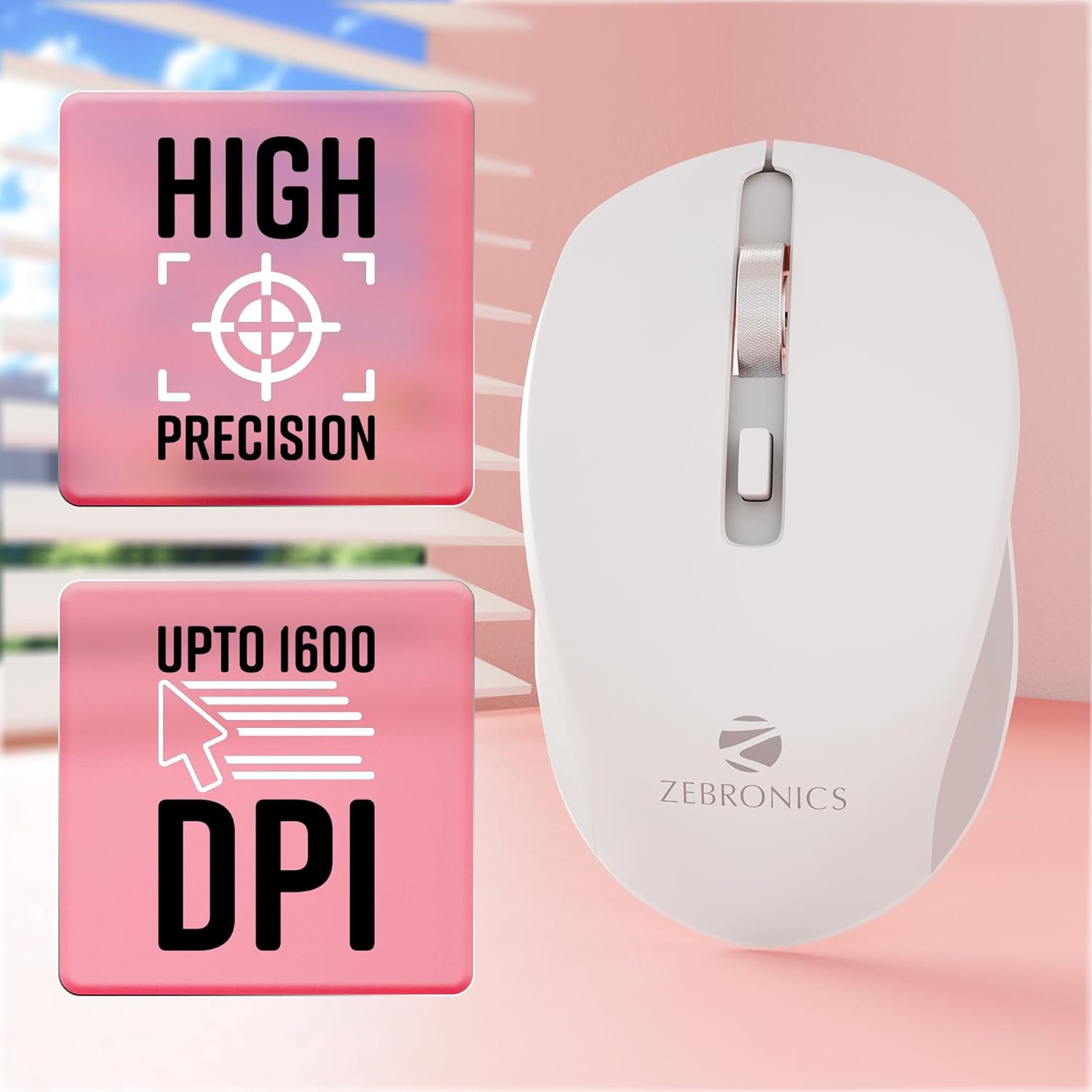 ZEBRONICS Zeb-Jaguar Wireless Mouse