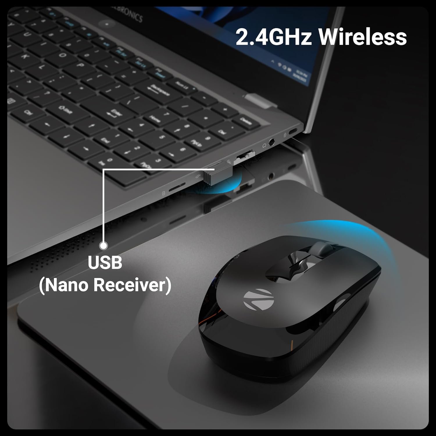 ZEBRONICS Wireless Mouse