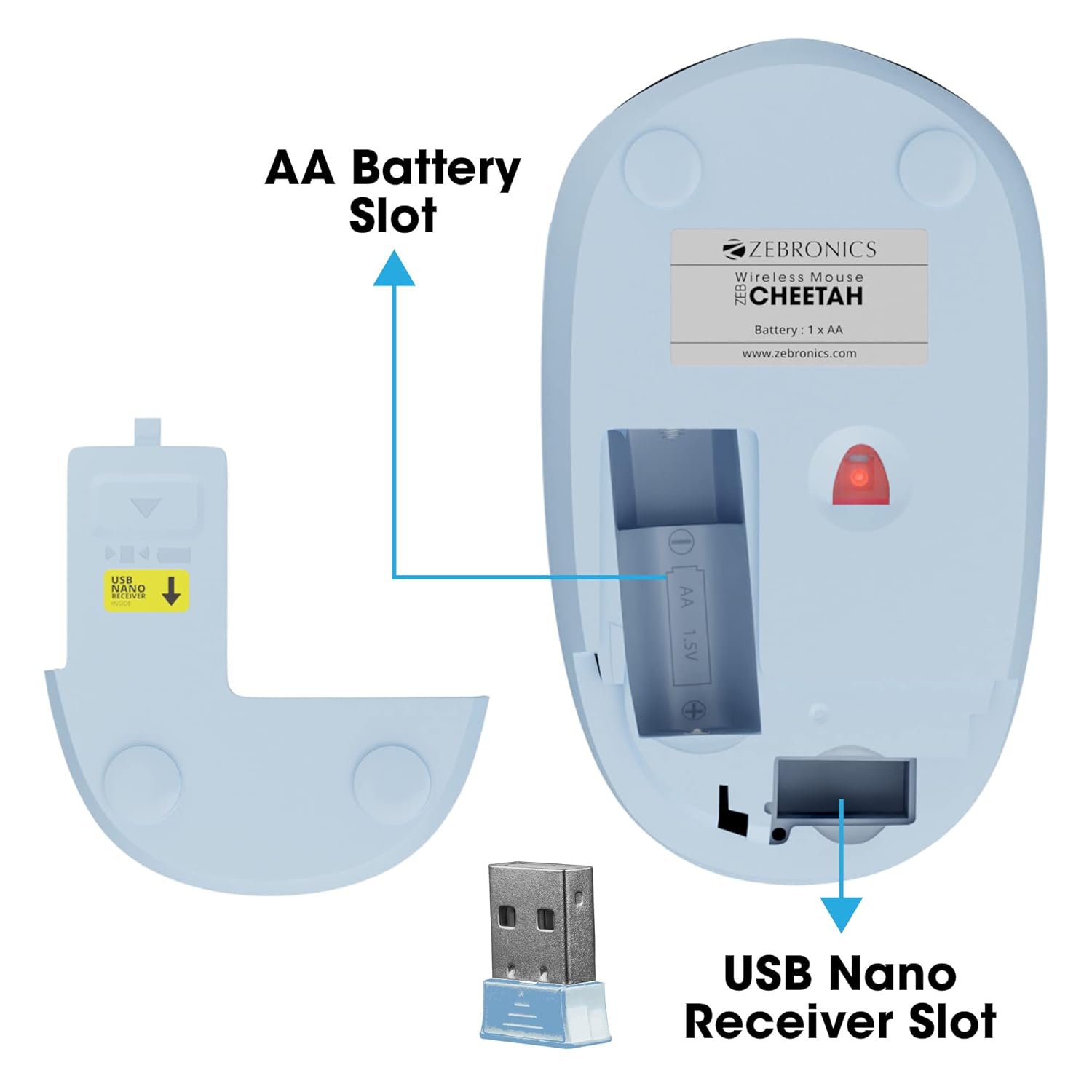 ZEBRONICS Cheetah Wireless Mouse