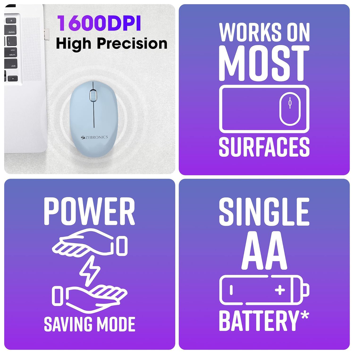 ZEBRONICS Cheetah Wireless Mouse