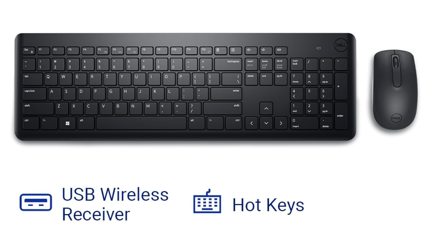 Dell KM3322W Wireless USB Keyboard