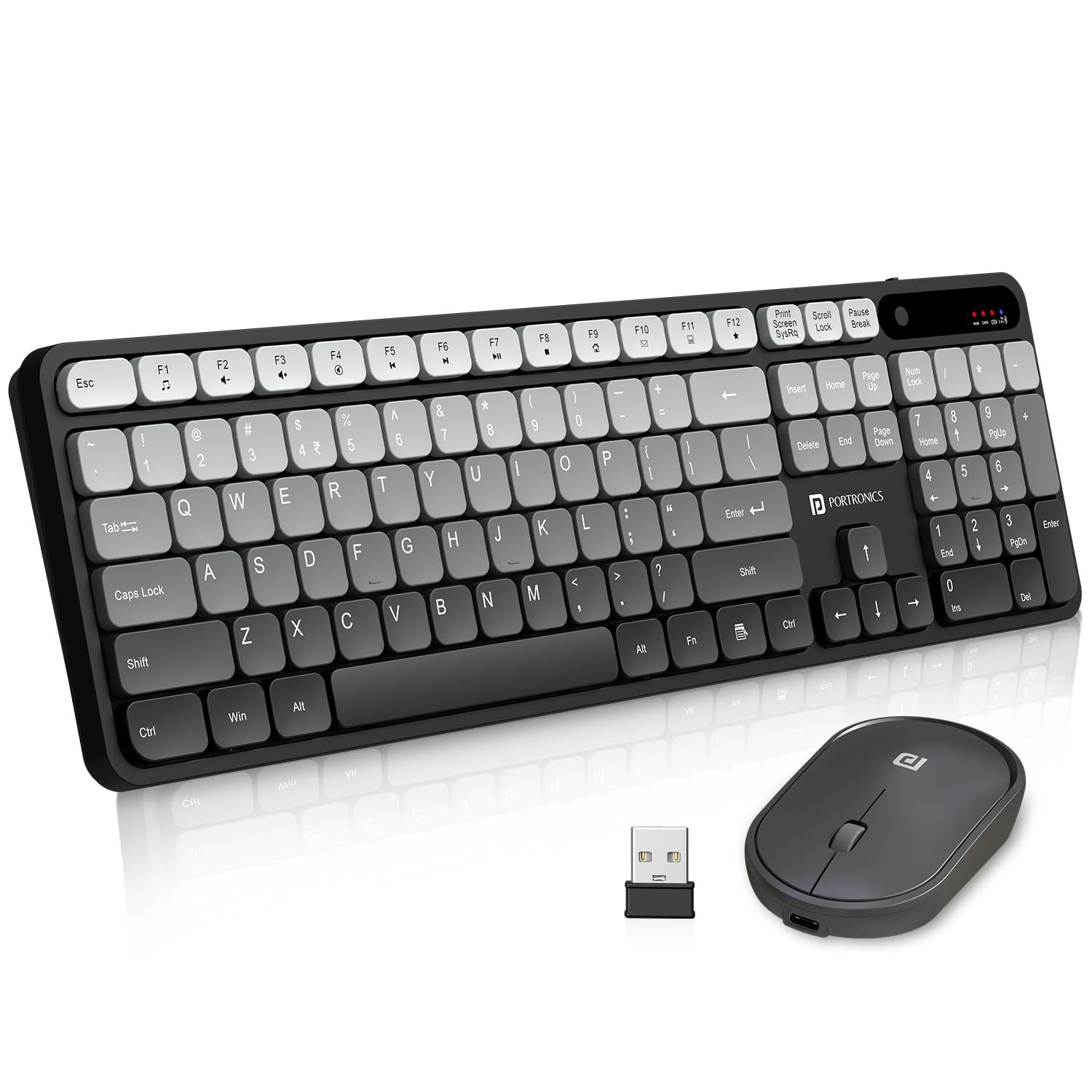 Zebronics Wireless Keyboard & Mouse Combo