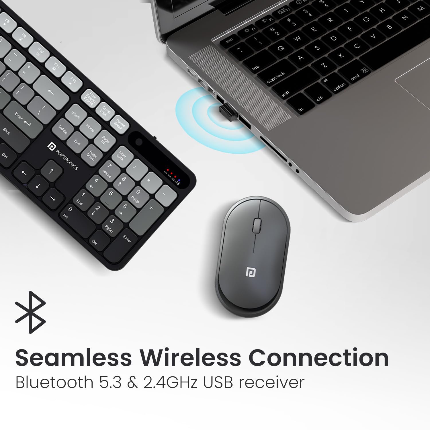 Zebronics Wireless Keyboard & Mouse Combo