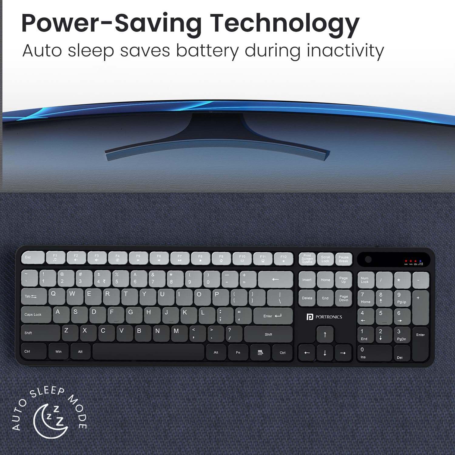 Zebronics Wireless Keyboard & Mouse Combo