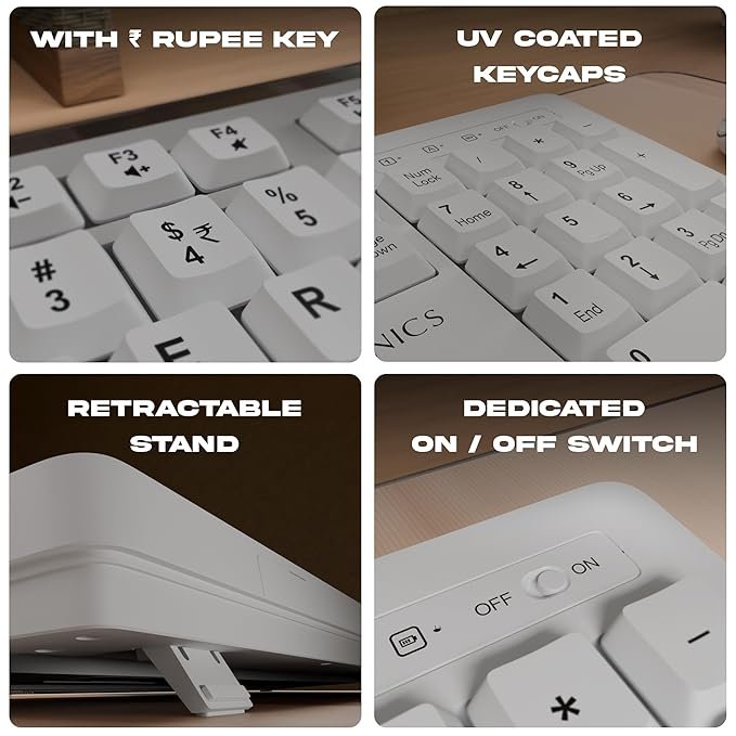 Zebronics Wireless Keyboard & Mouse Combo