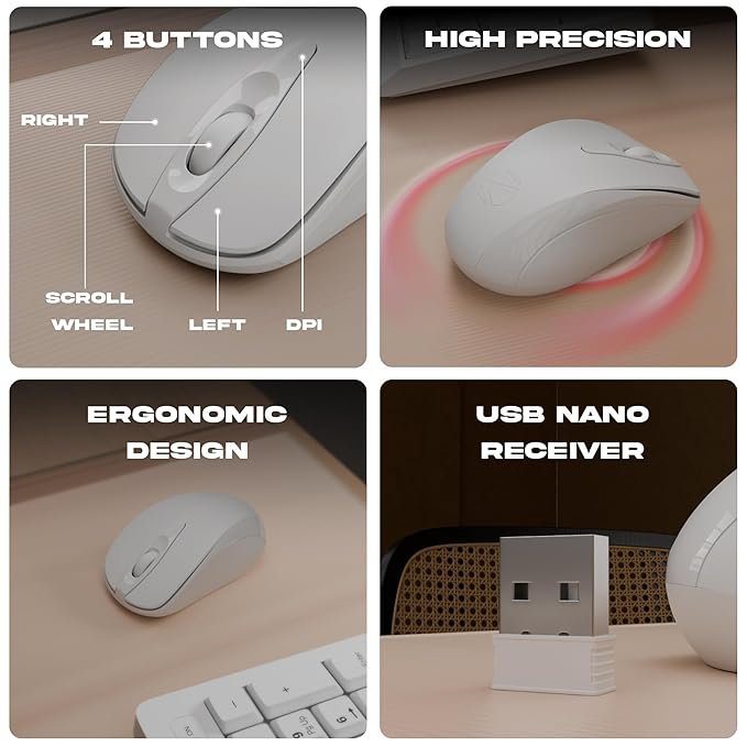 Zebronics Wireless Keyboard & Mouse Combo