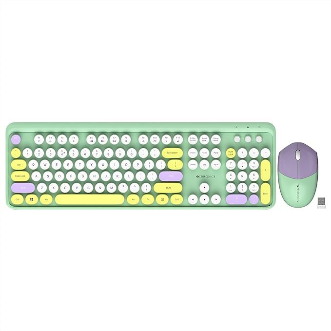 Zebronics Wireless Keyboard & Mouse Combo