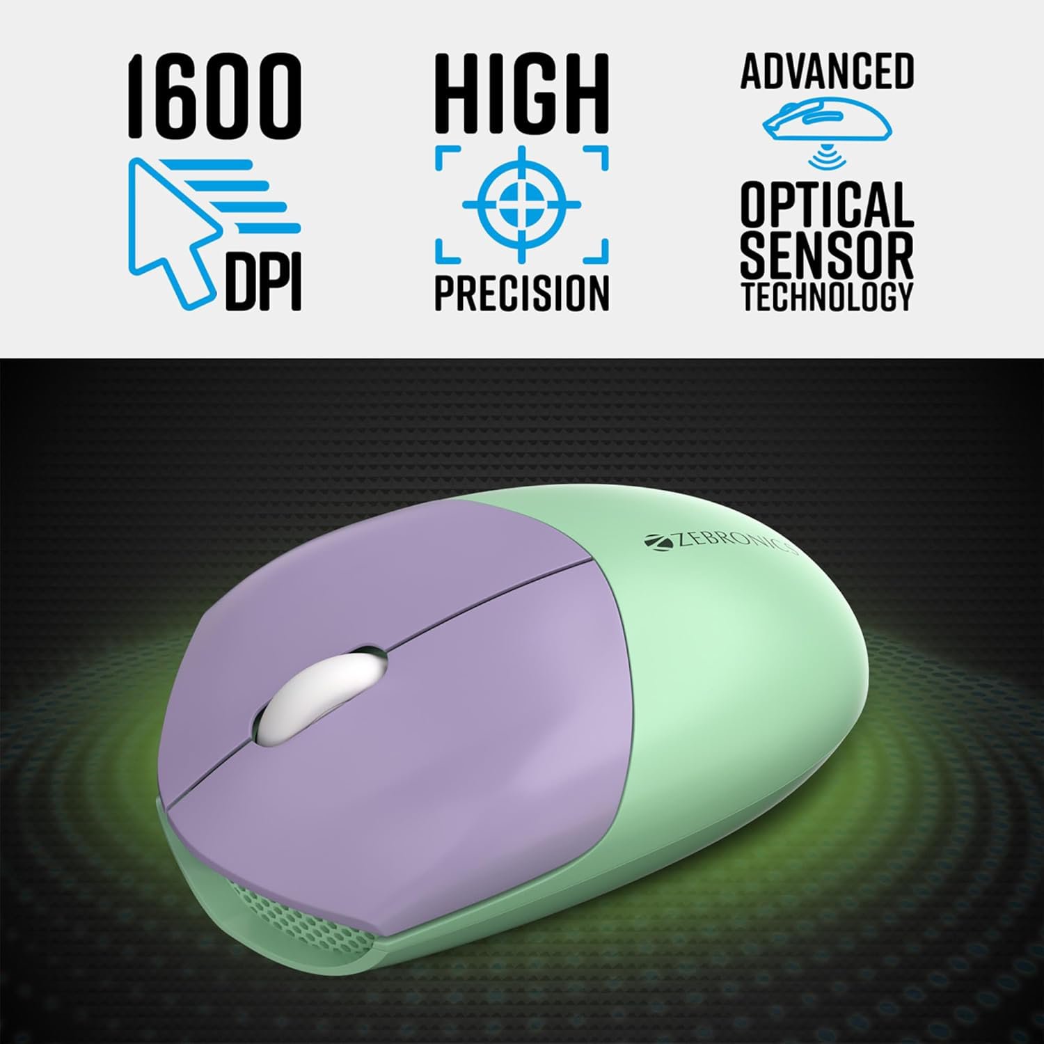 Zebronics Wireless Keyboard & Mouse Combo