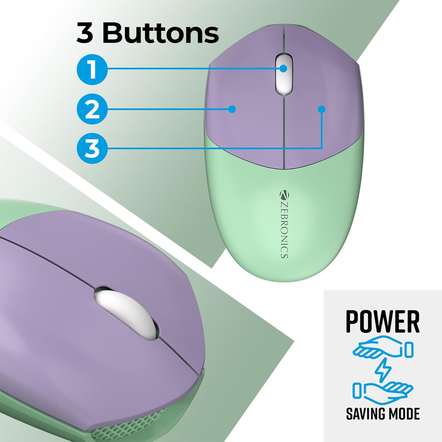 Zebronics Wireless Keyboard & Mouse Combo
