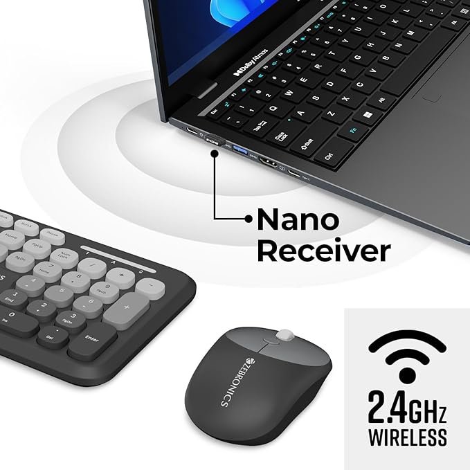 Zebronics Wireless Keyboard & Mouse Combo