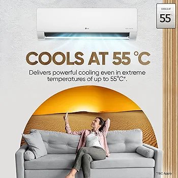 LG 1.5 Ton 3 Star DUAL Inverter Split AC