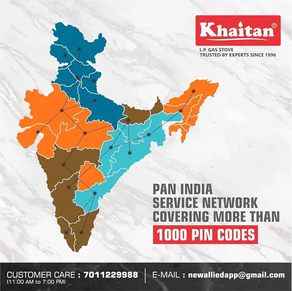 Khaitan Gas Stove Combo