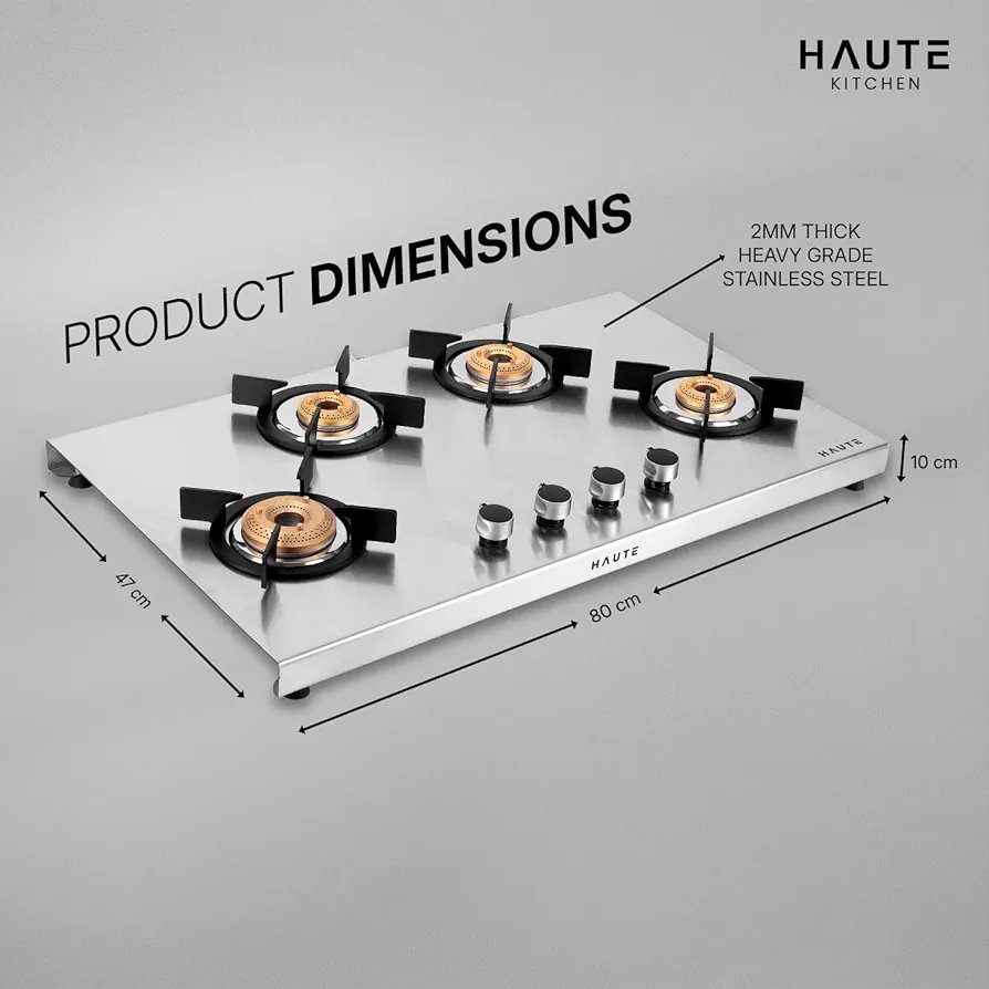 Evoque series 2.0 Steel 4Burner