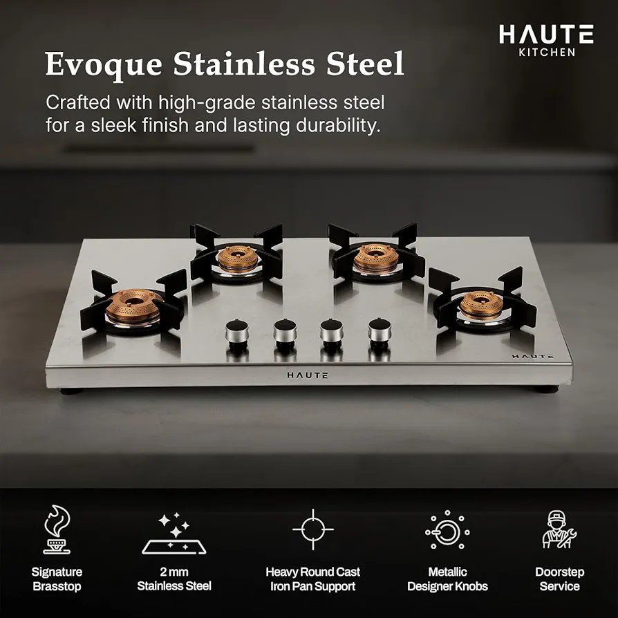 Evoque series 2.0 Steel 4Burner