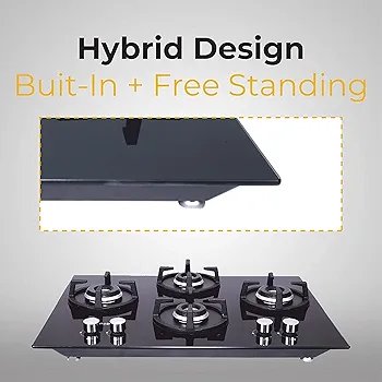 Whirlpool Hob 4 Burner Auto Ignition gas