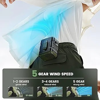 Portable Waist Clip Fan,