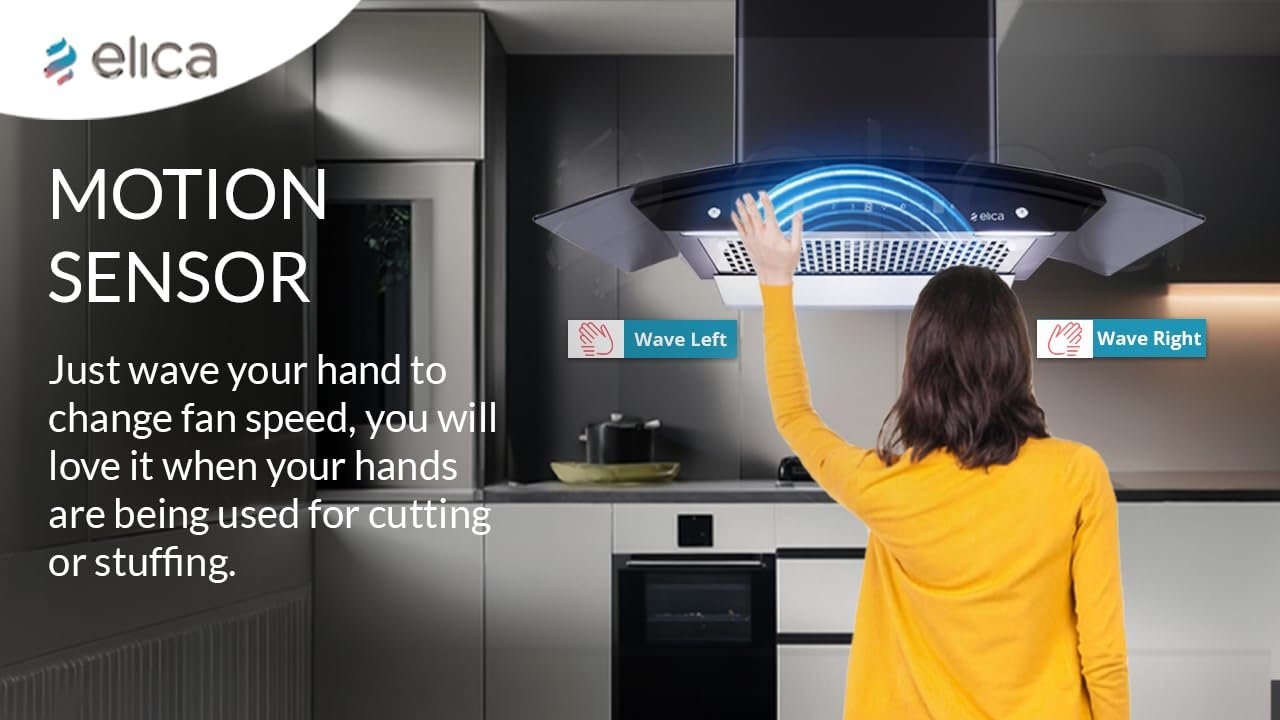 Elica 90 cm 1350 m3/hr Filterless