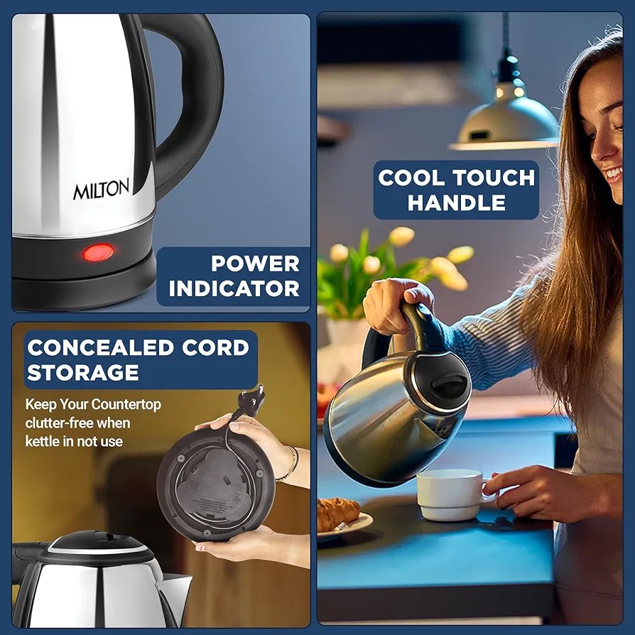 Milton Appliances Go Electric Kettle