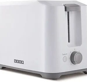 Usha 3720 700-Watt 2-Slice Pop-up Toaster (White)