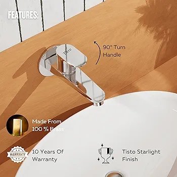 Tisto 10 Year Warranty Brass Long Body Bib