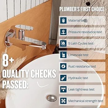 Tisto 10 Year Warranty Brass Long Body Bib