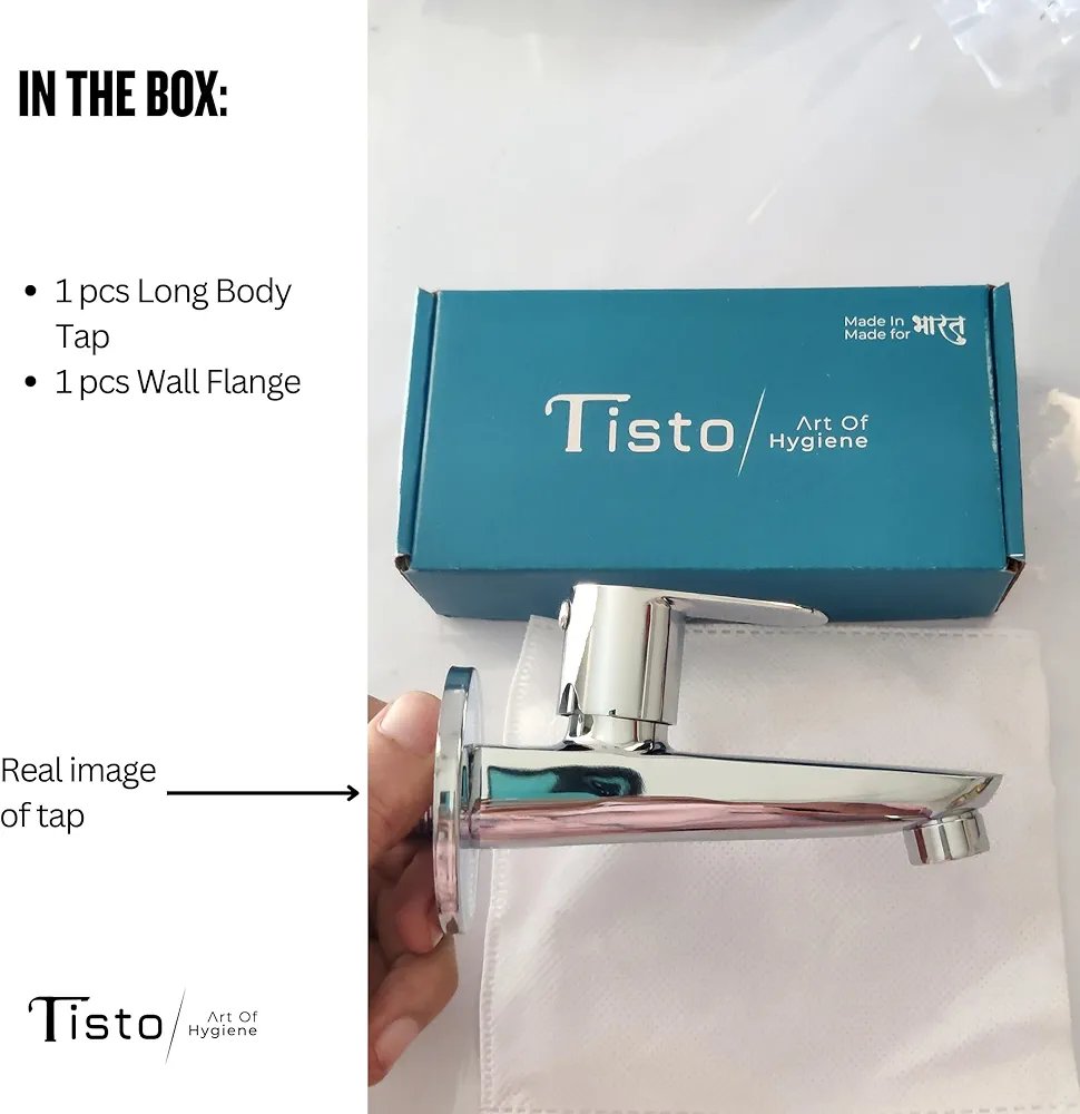 Tisto 10 Year Warranty Brass Long Body Bib