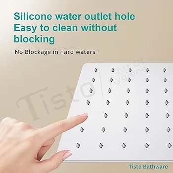 Tisto 1 Year Warranty 6 inch Shower