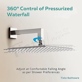 Tisto 1 Year Warranty 6 inch Shower
