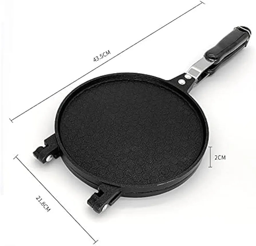 THW® Double Side Waffle Maker, Pancake Crispy