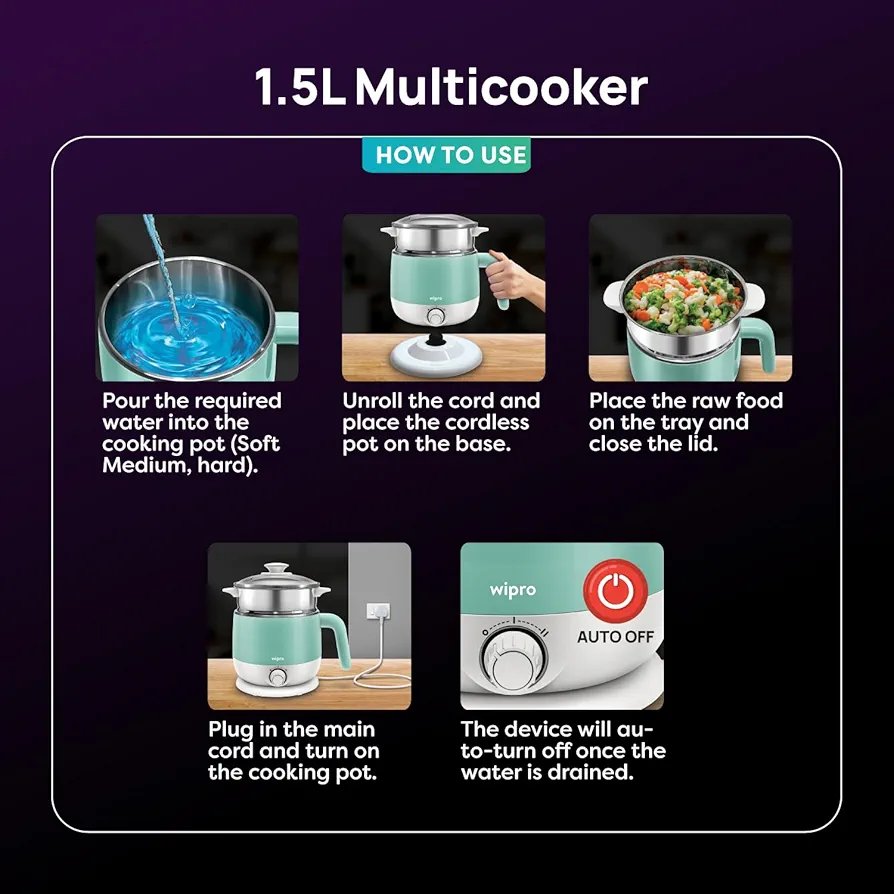 wipro Stainless Steel Elato Bk