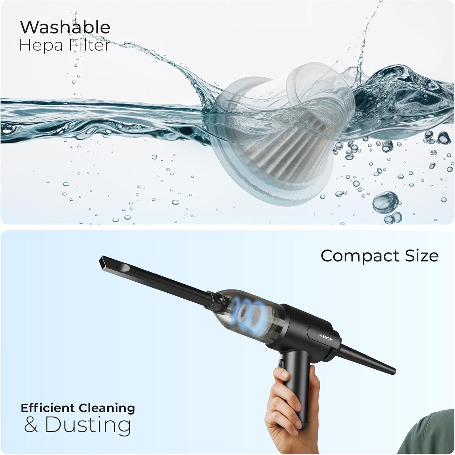 Xech Vacuum Cleaner for Home and Car