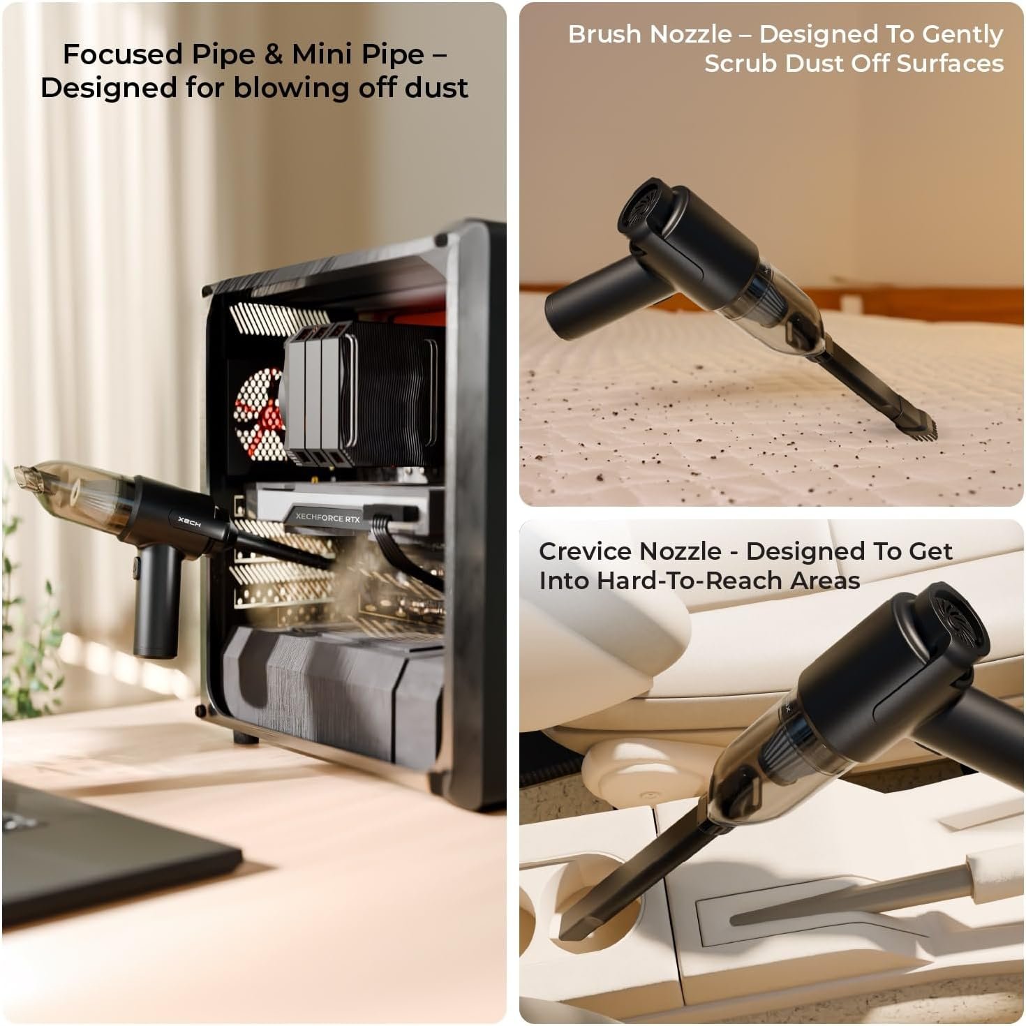 Xech Vacuum Cleaner for Home and Car