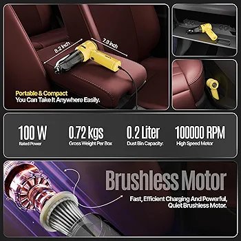 SEZNIK Vacuum Cleaner for Car Use |