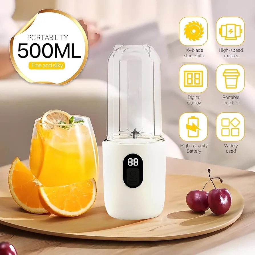 Portable Blender Electric Juicers Fruit Mixers