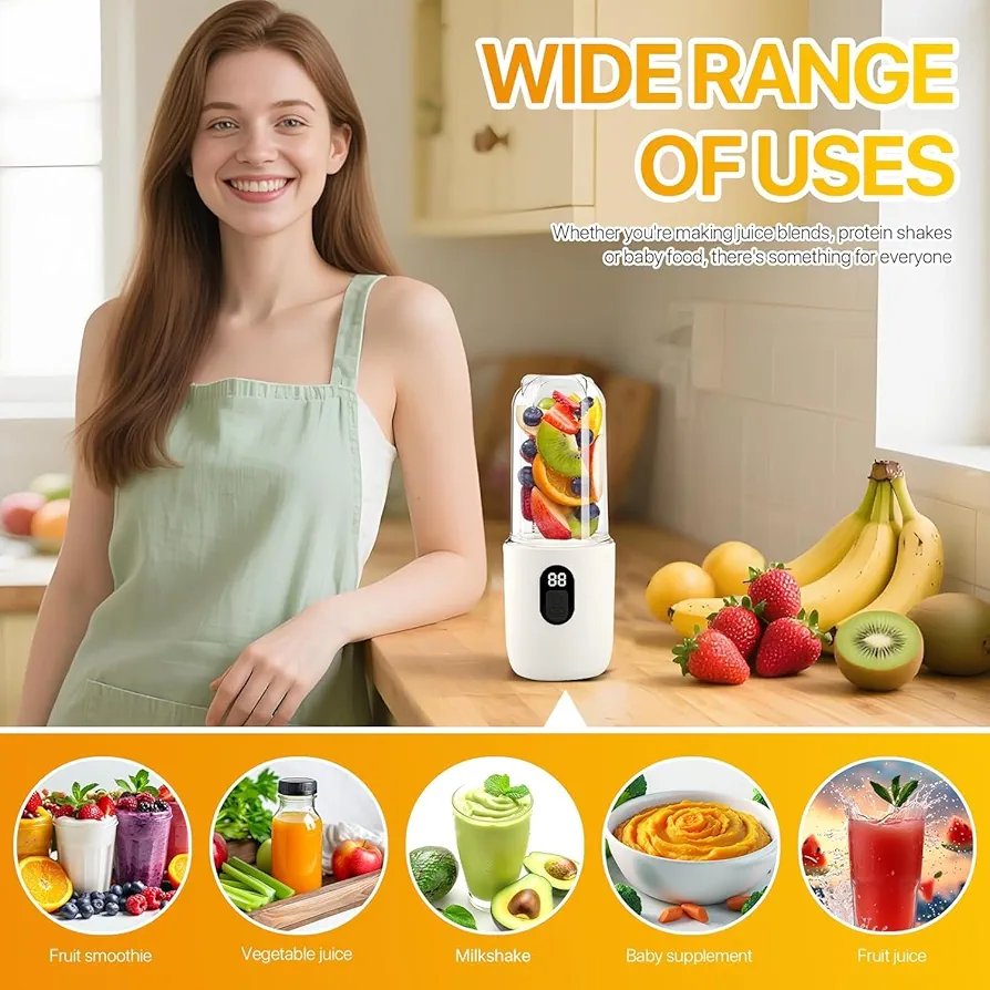 Portable Blender Electric Juicers Fruit Mixers