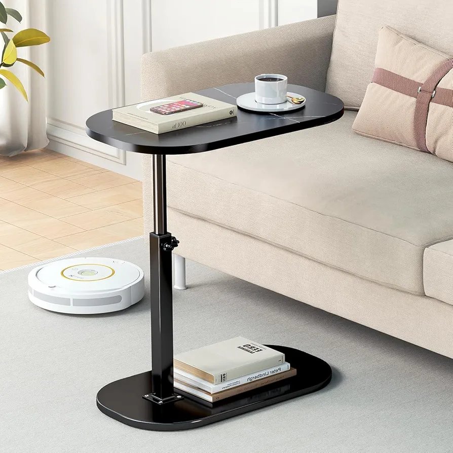 MTANK Height Adjustable End Table for Bed